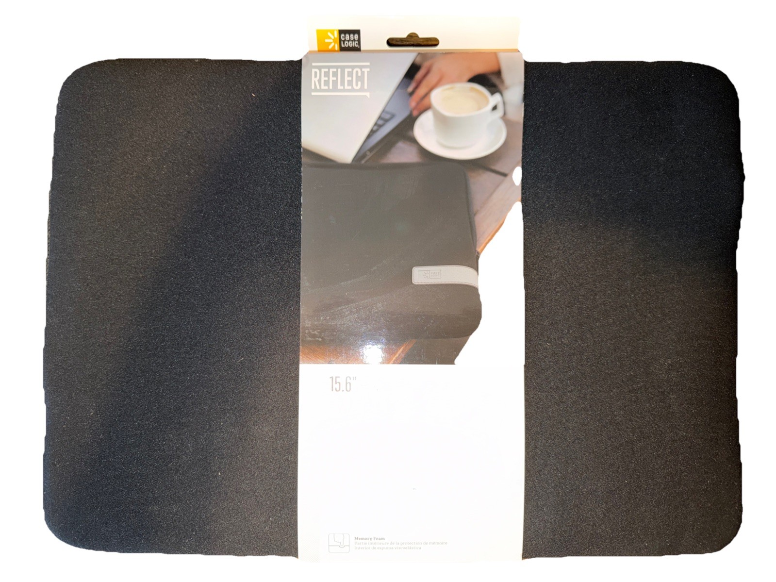 Reflect 15.6 Inch Laptop Sleeve Pouch Protective Case w Zipper - Black 3203963