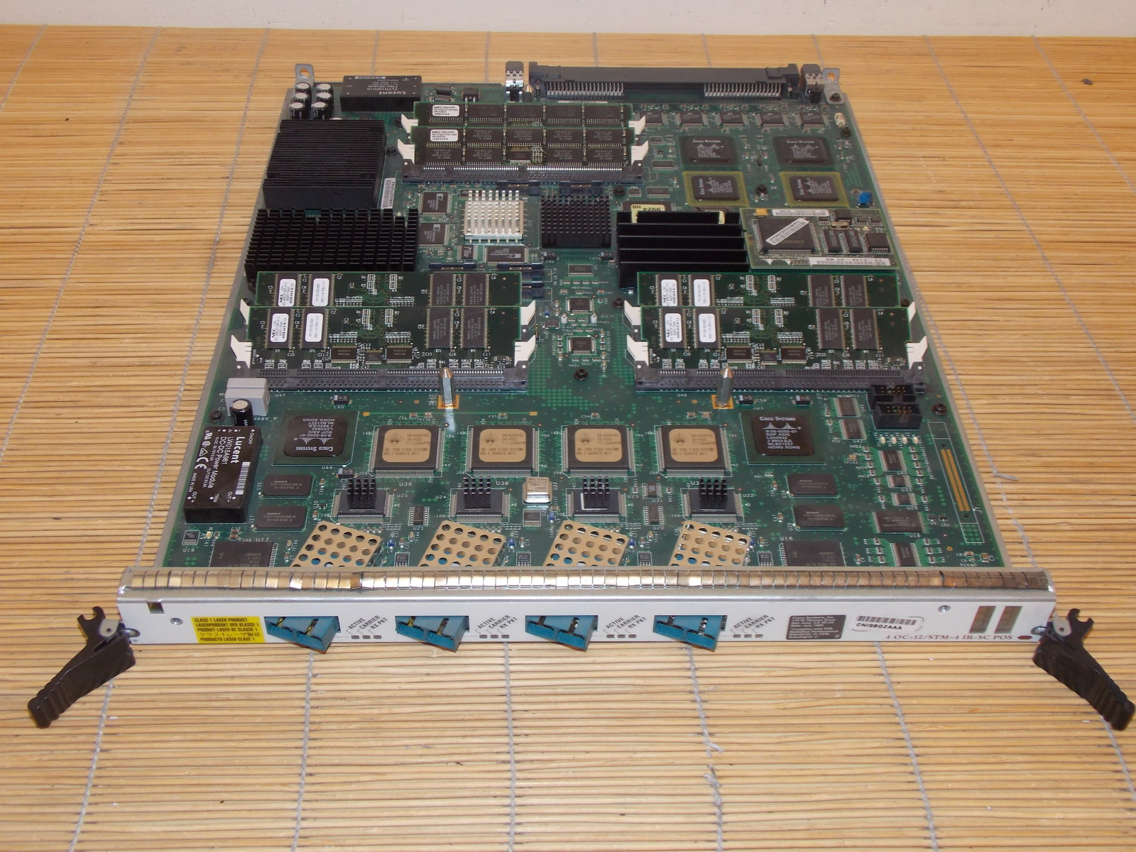 Cisco 4OC12E/POS-IR-SC Enhanced 4-Port OC-12c/STM-4c POS Line Card