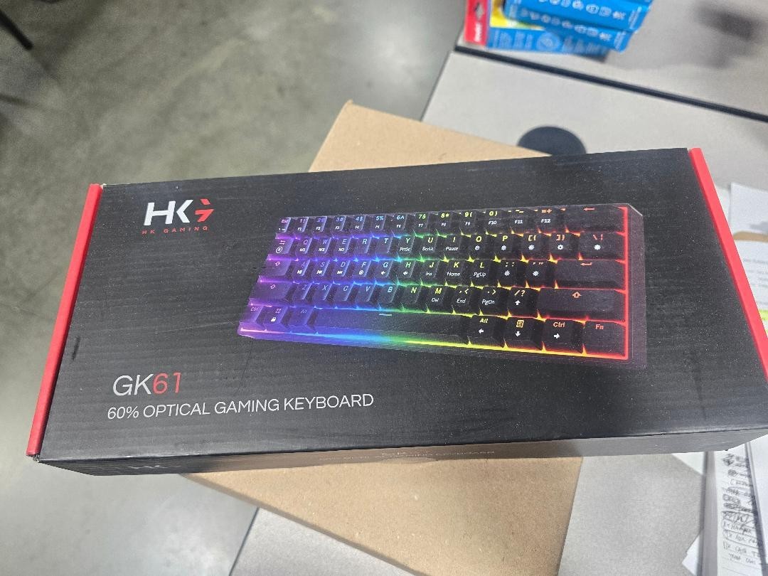 HK GAMING GK61 60% OPTICAL GAMING KEYBOARD (RED)