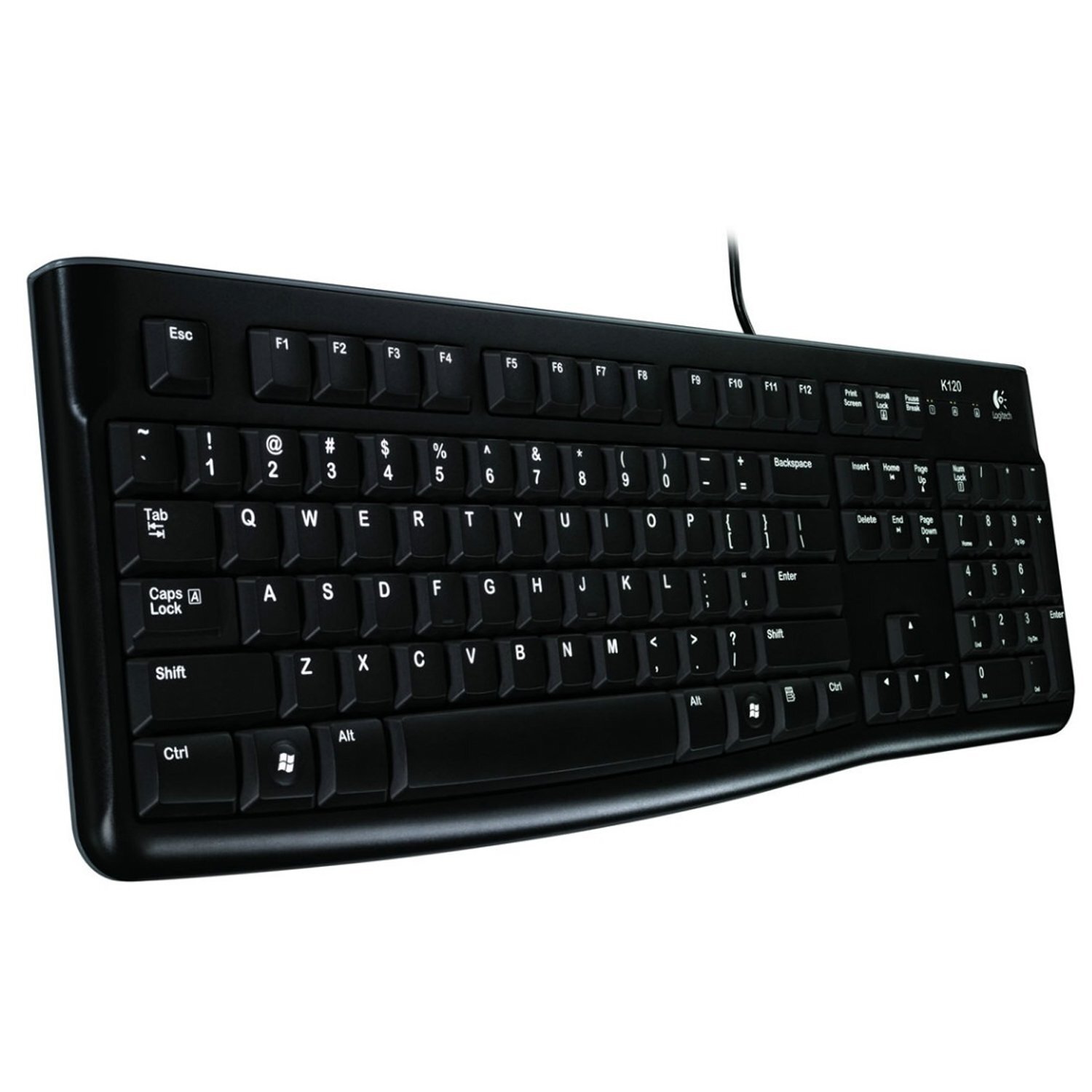 Logitech K120 Wired Keyboard for Windows, Full-Size SPANISH LAYOUT