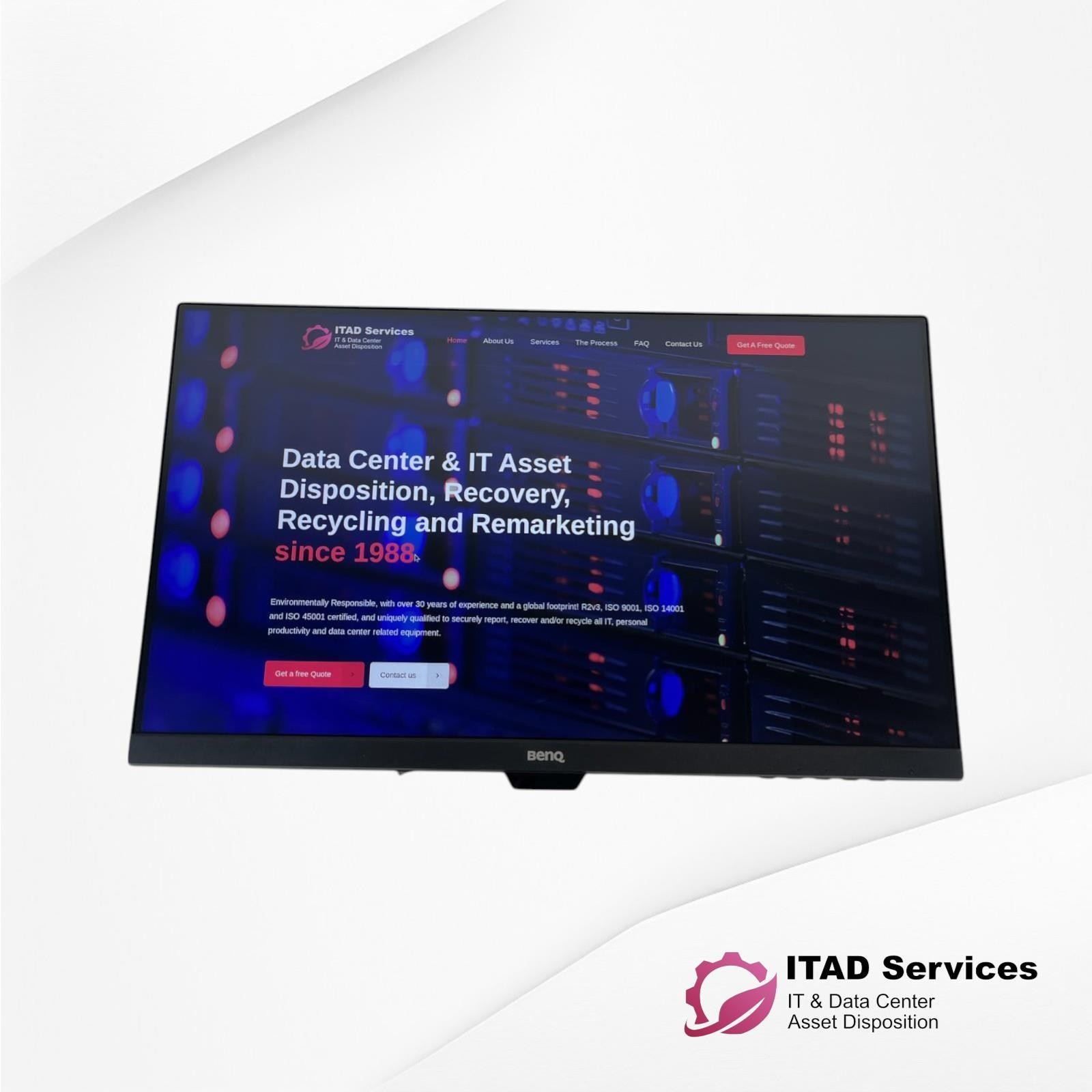 BENQ GW2480-B 24" 1920x1080 60hz LED Monitor NO STAND