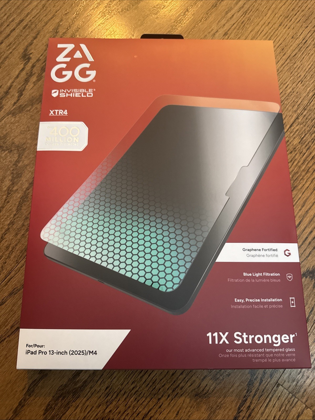 ZAGG Glass XTR4 Blue Light Tablet Screen Protector for iPad Pro 13" (M5/M4)