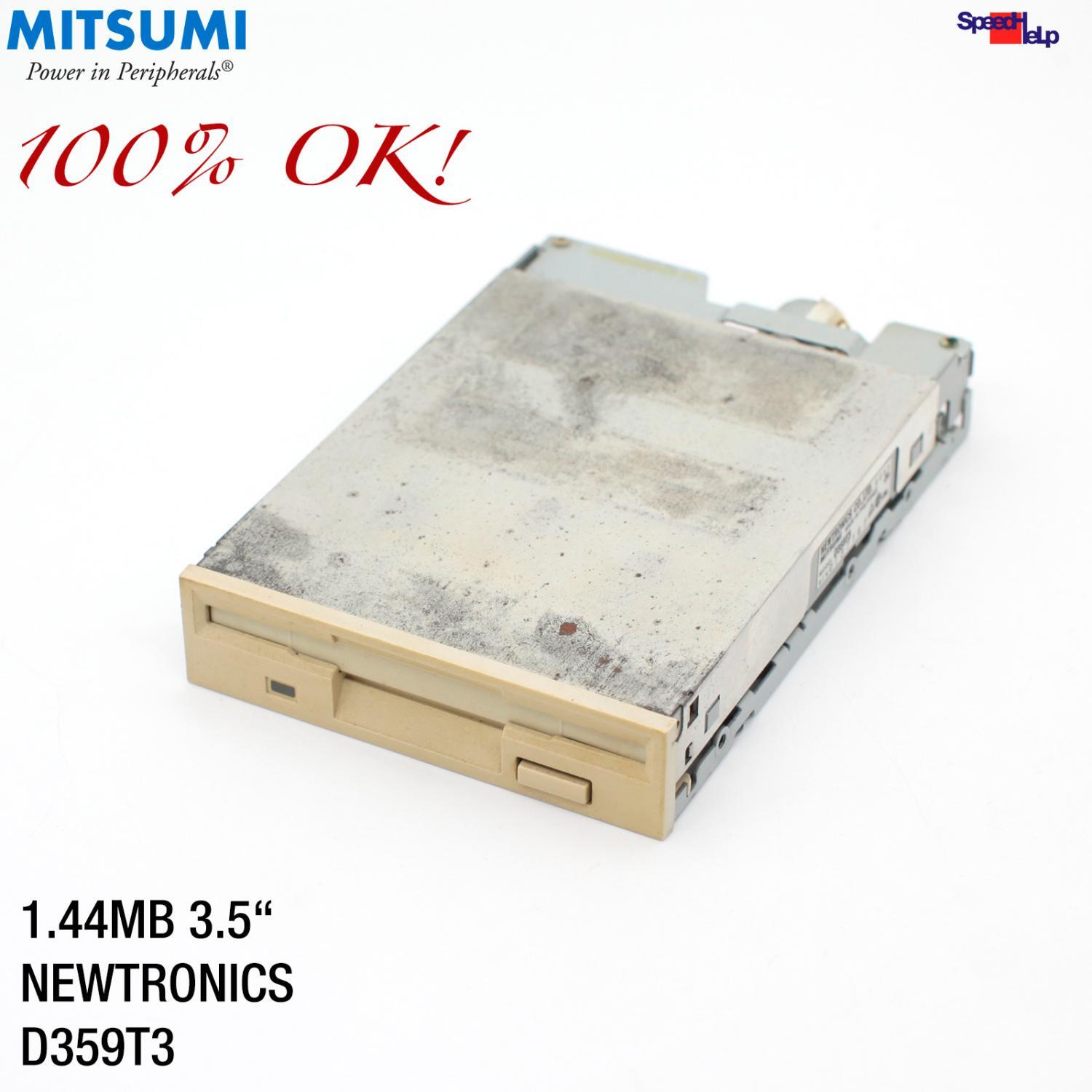 MITSUMI NEWTRONICS DT359T3 3.5" 1.44MB FDD FLOPPY DRIVE DISK DRIVE JUMPER DS0