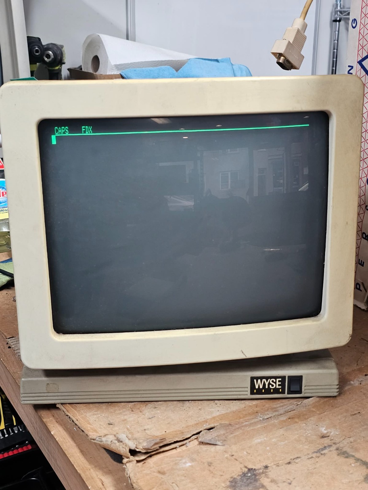 Wyse WY-50 00-050-01 Green Phosphor CRT ASCII Terminal Vintage Computer 1983 #2