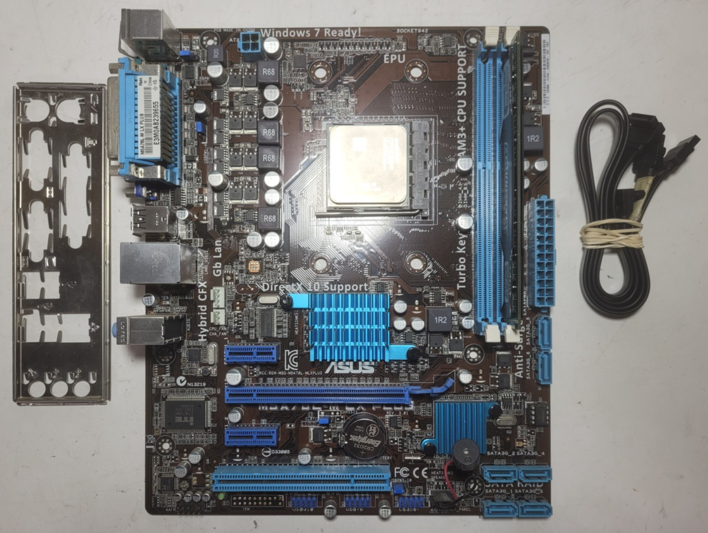 Asus M5A78L-M Motherboard AMD FX-8320 4GB RAM, IO Shield # 2001