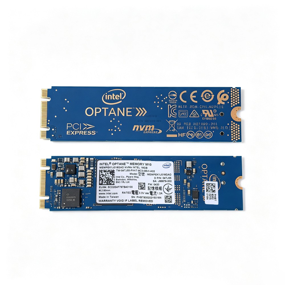 20Pcs Intel Optane Memory M10 2280 16GB SSD MEMPEK1J016GAD PCIe 3.0 Xpoint NVMe