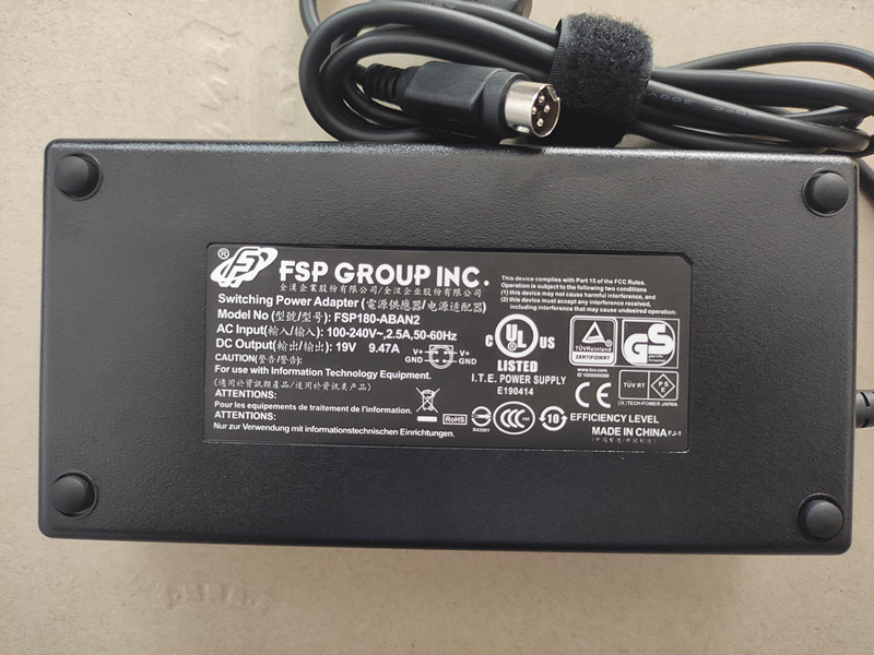 1PC New Applicable all Han 19V9.47A power adapter FSP180-ABAN2 round port 4 pins