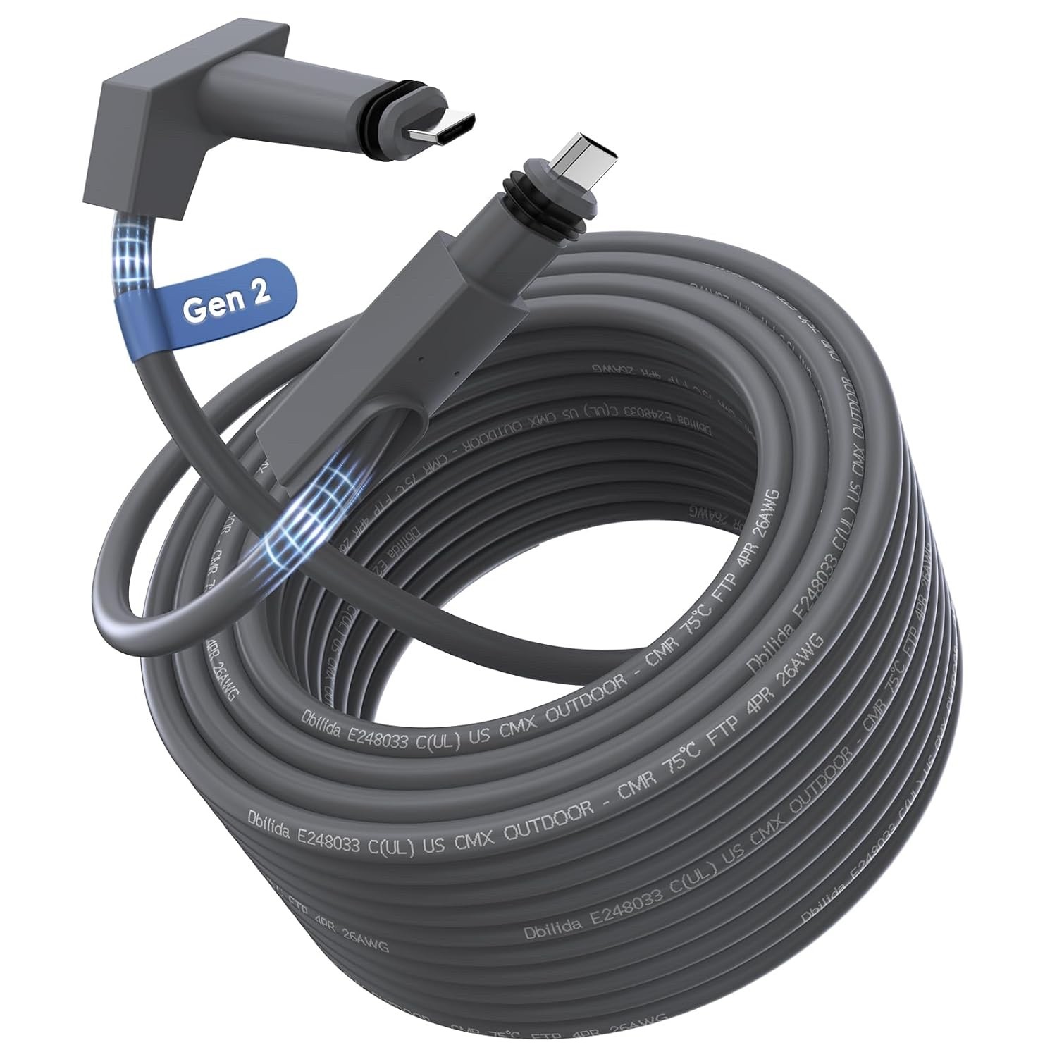 Dbilida Starlink Cable Gen 2 | 150FT | CMX CMR Rated 26AWG | USED