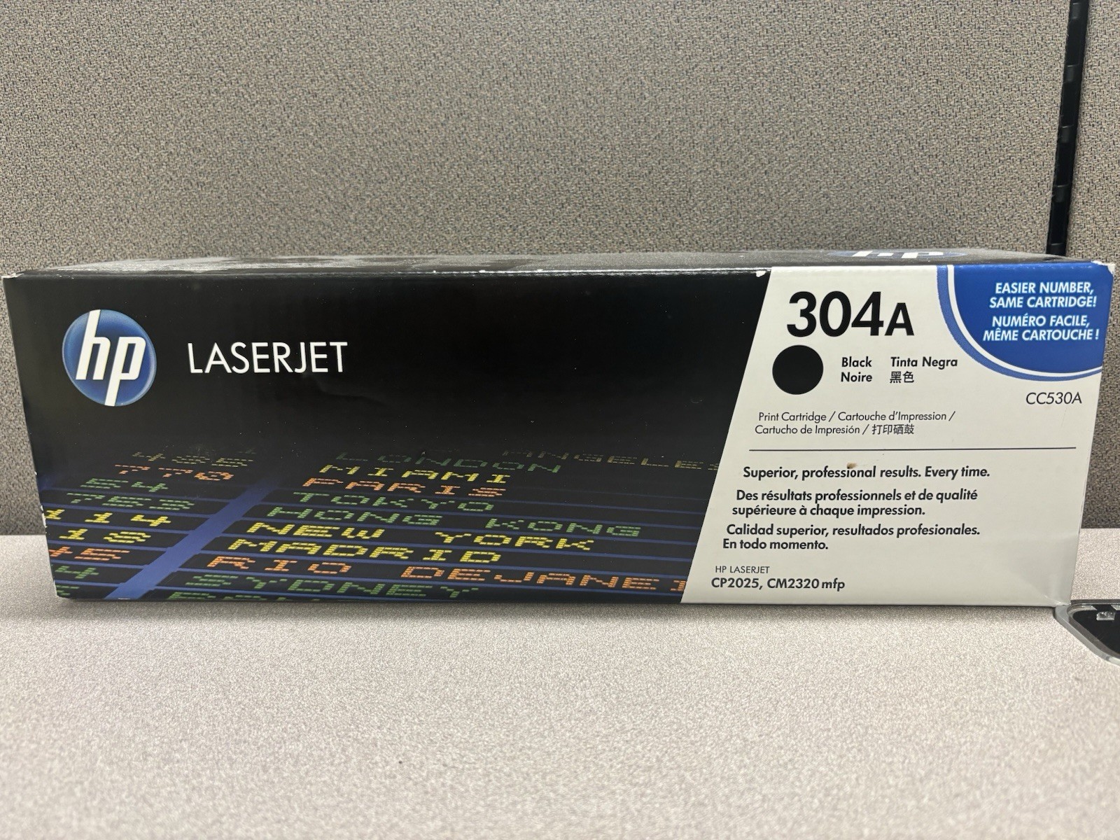 HP 304A CC530A Genuine Black Laser Toner for LaserJet CP2025 CM2320
