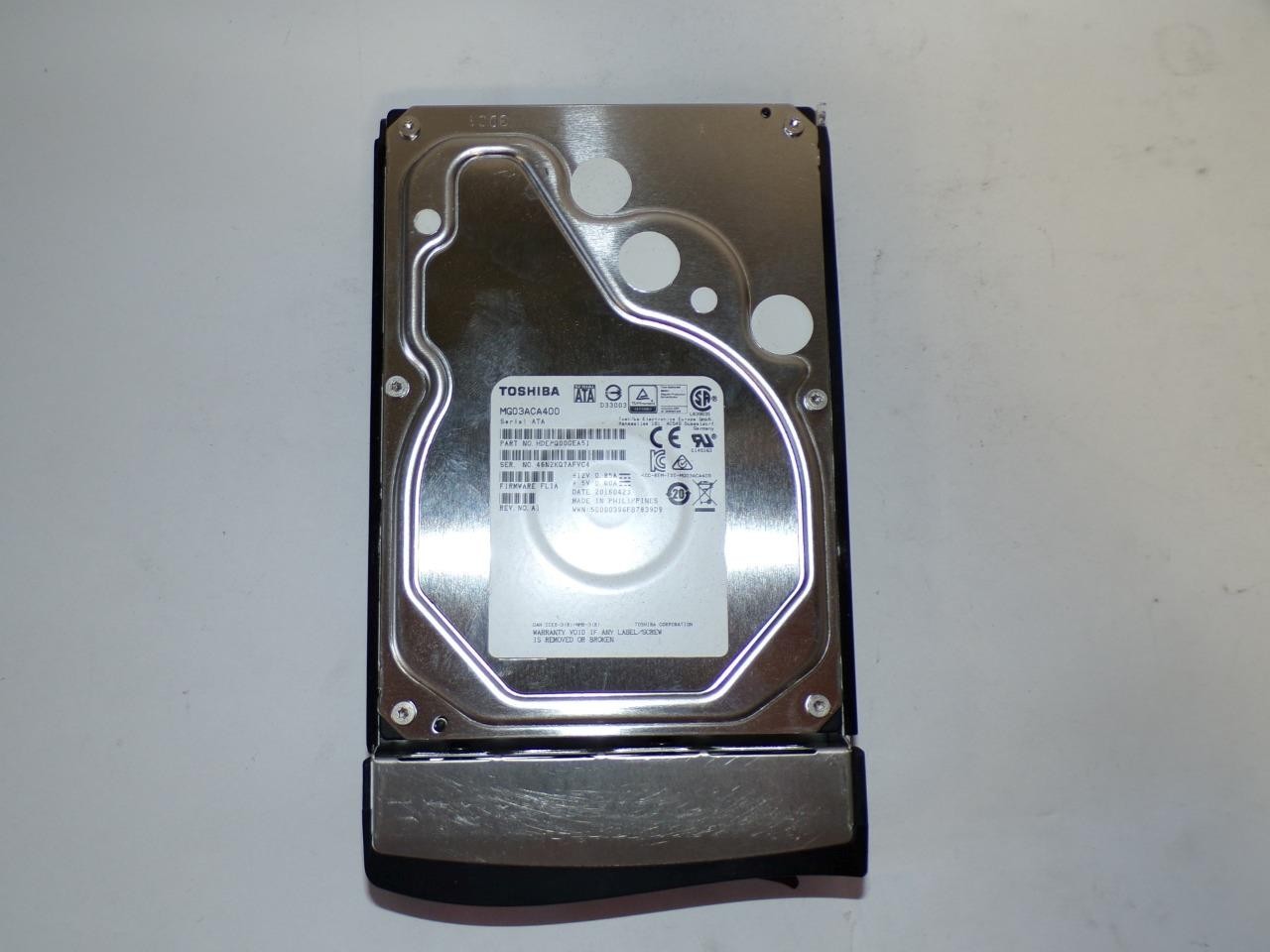 Toshiba MG03ACA400 4TB 7200 RPM SATA 6.0Gb/s 3.5" Enterprise HDD (V6313)