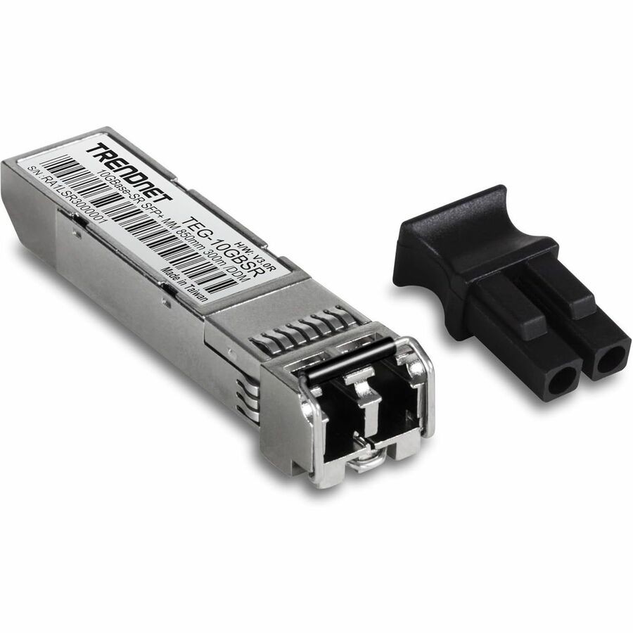TRENDnet TEG-10GBSR 10GBASE-SR SFP+ Multi Mode LC Module with DDM