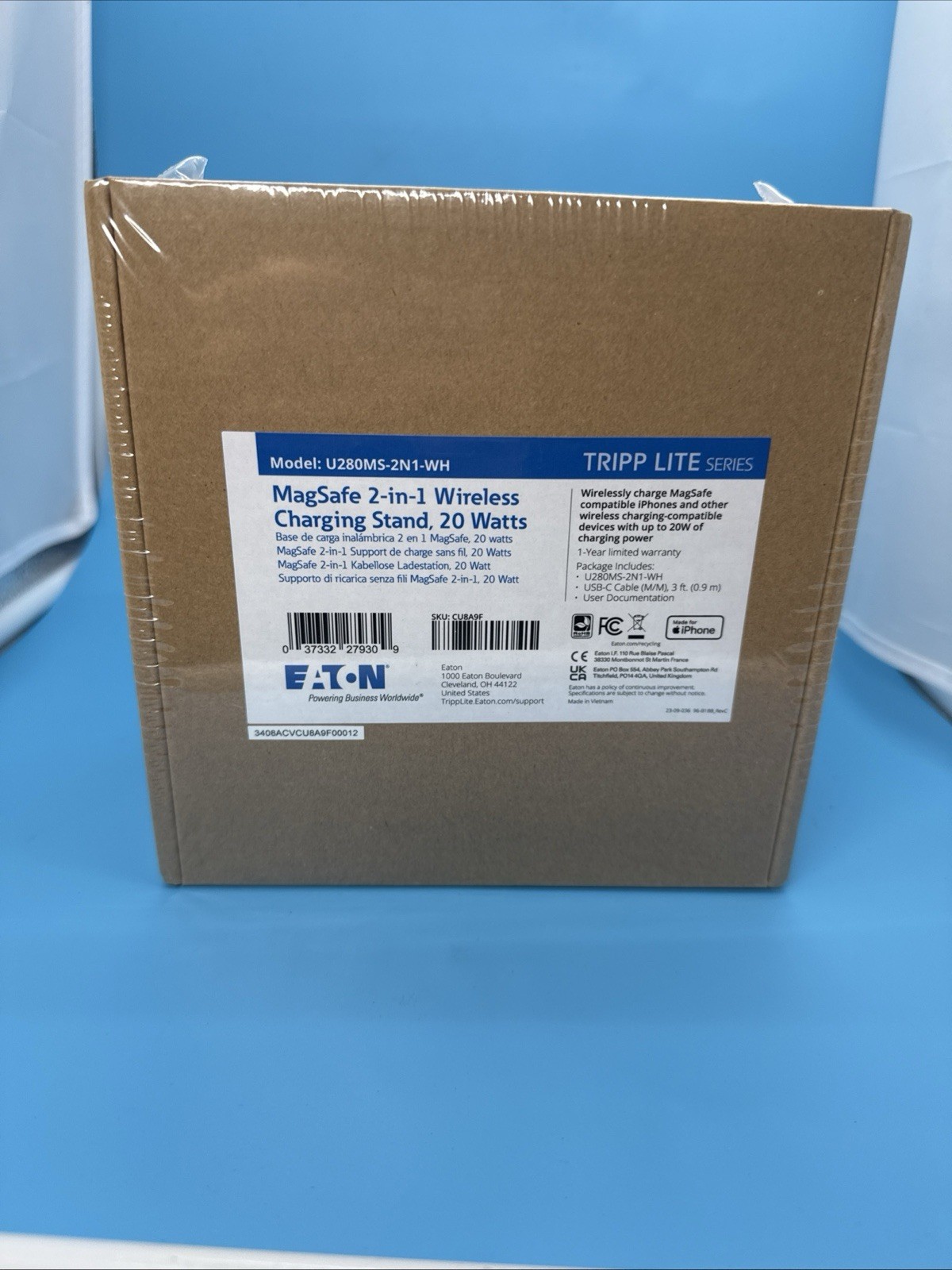 Eaton Tripp Lite Series Wireless 2 In 1 Charging Stand - 20W Fast Charging