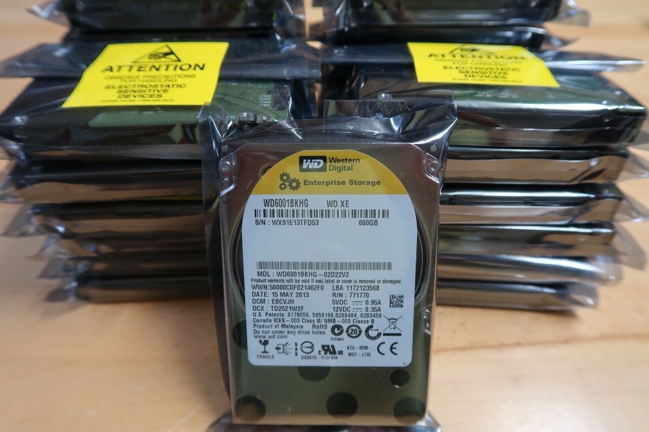 Western Digital 600gb,10000rpm,6Gbps,2.5" SAS (WD6001BKHG) Server hard drive