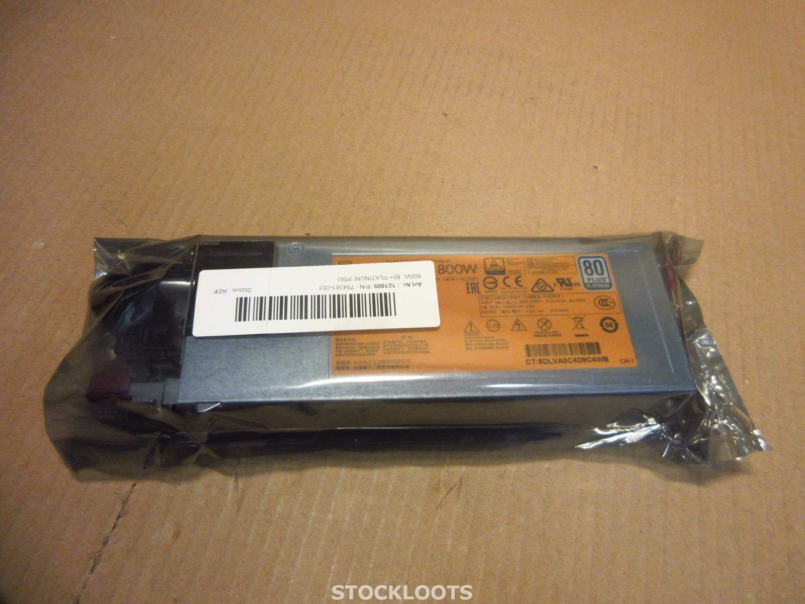 HP 723599-001 HPE 800W Platinum Dl360 DL380 ML350 Gen9 Power Supply REFURBISHED