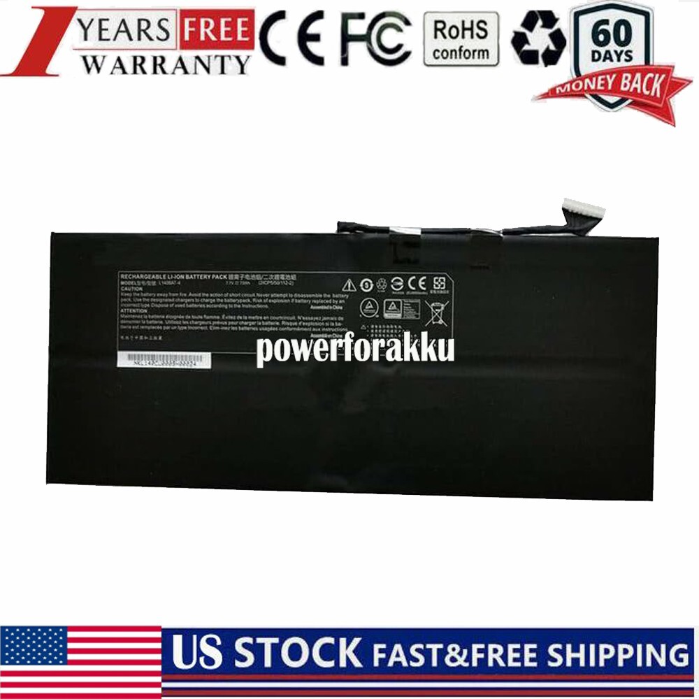 Battery for Hyperbook L14 Ultra Schenker VIA 14 Late 2020 L140BAT-4 2ICP5/50/112