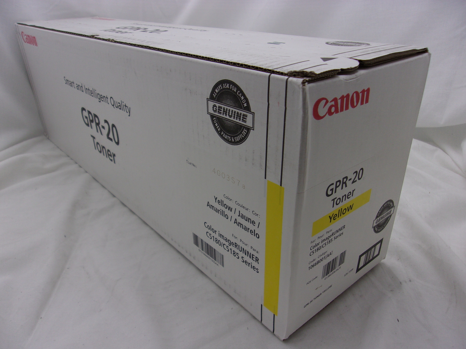 1066B001AA (GPR-20Y) OEM Canon Yellow Toner