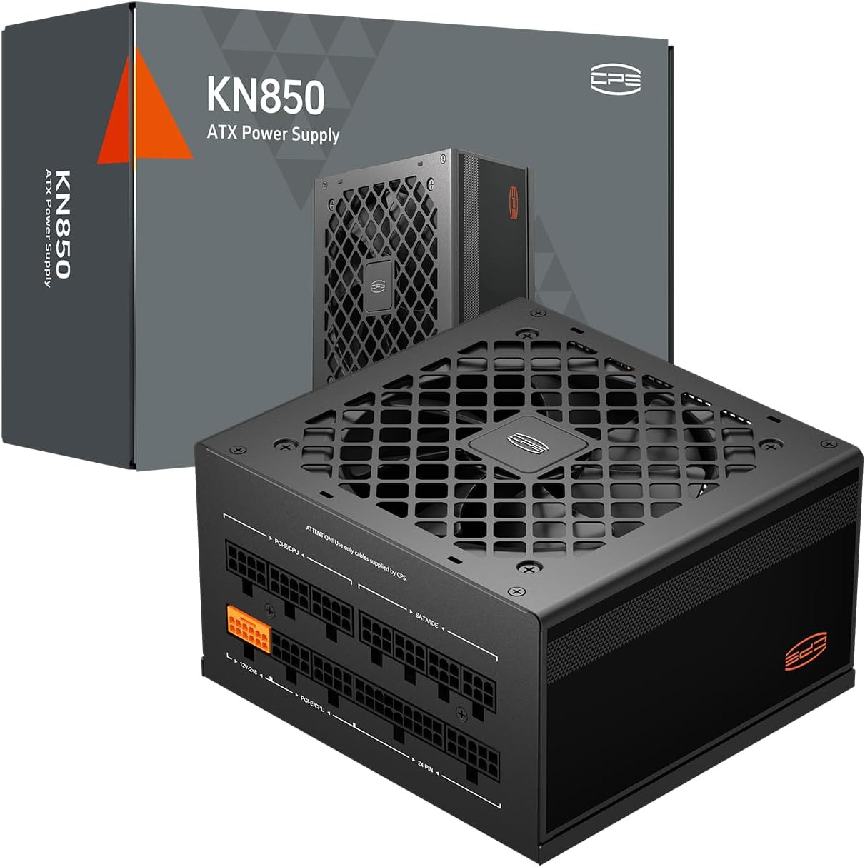 KN850 850W ATX 3.1 Fully Modular Power Supply, 80 plus Gold | Native 12V-2X6 Cab
