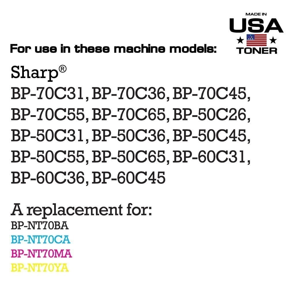 Toner for Sharp BP70C31/36/45/55/65,BP50C26/31/36/45/55/65,BP60C31/C36/45(Mag)