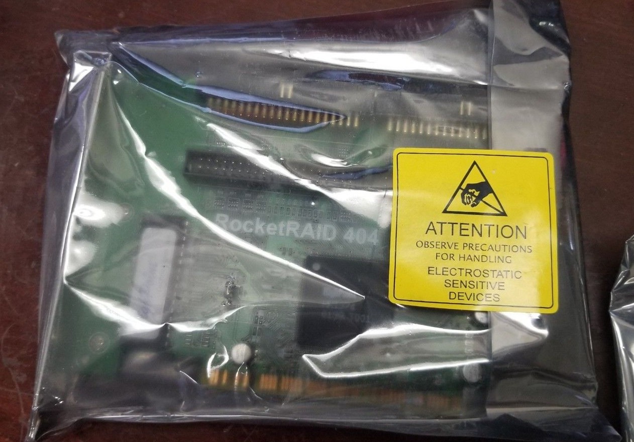 New HighPoint RocketRAID 404 4 Channel PCI IDE RAID PCI Controller
