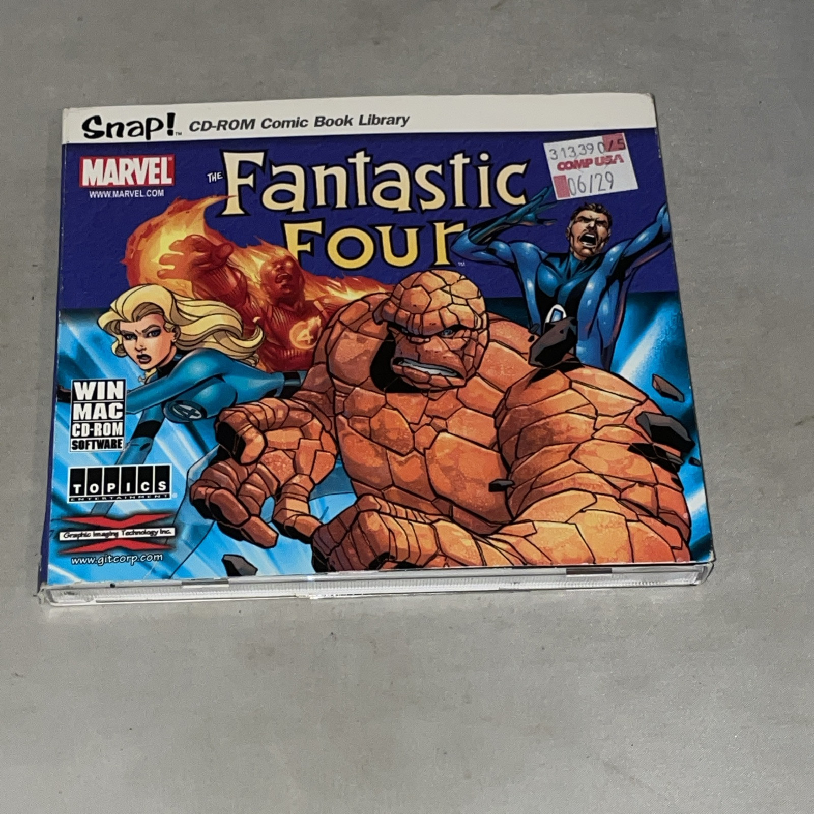 Fantastic Four Snap: PC CD-ROM Comic Book Library - First 10 Issues Of The Fant