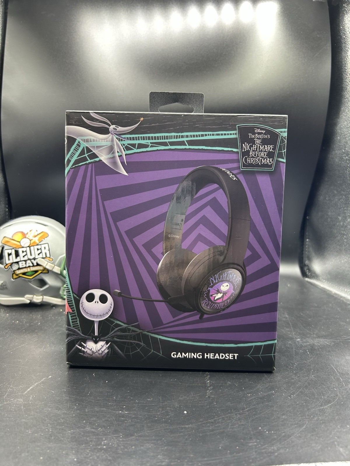 Nightmare Before Christmas Wired Gaming Headset Jack Skellington Disney (CB)