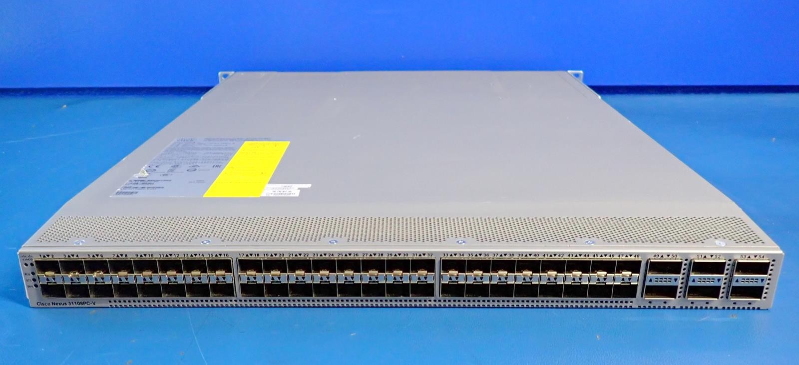 CISCO NEXUS 31108PC-V 48x SFP+, 6x QSFP28 Port ToR Switch | N3K-C31108PC-V