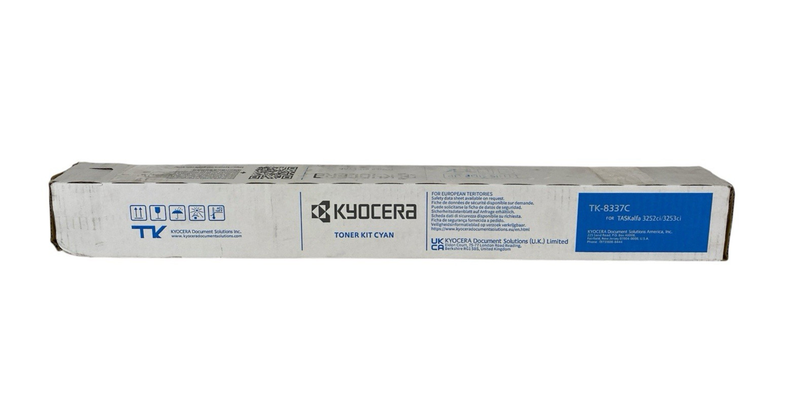 Kyocera TK-8337C Genuine Cyan Toner Kit Cartridge OEM New Sealed