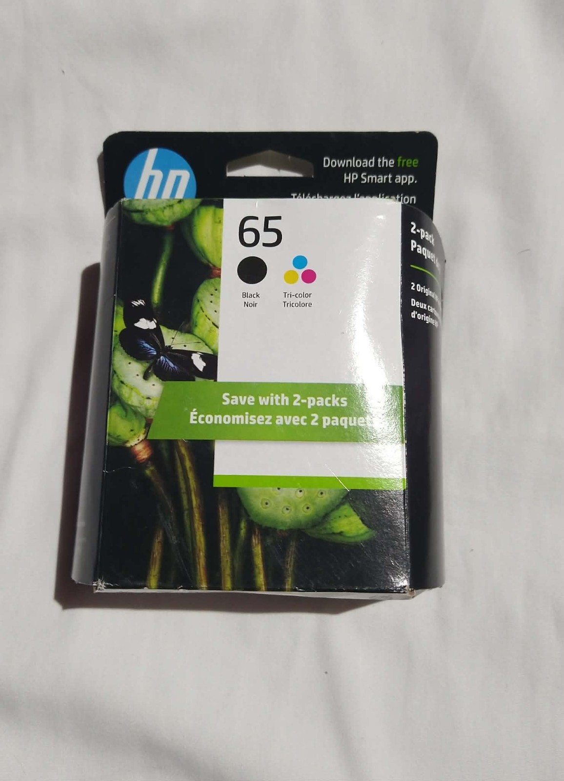 HP 65/T0A36AN Black & Tri-Color Ink Cartridge SEALED / US SELLER