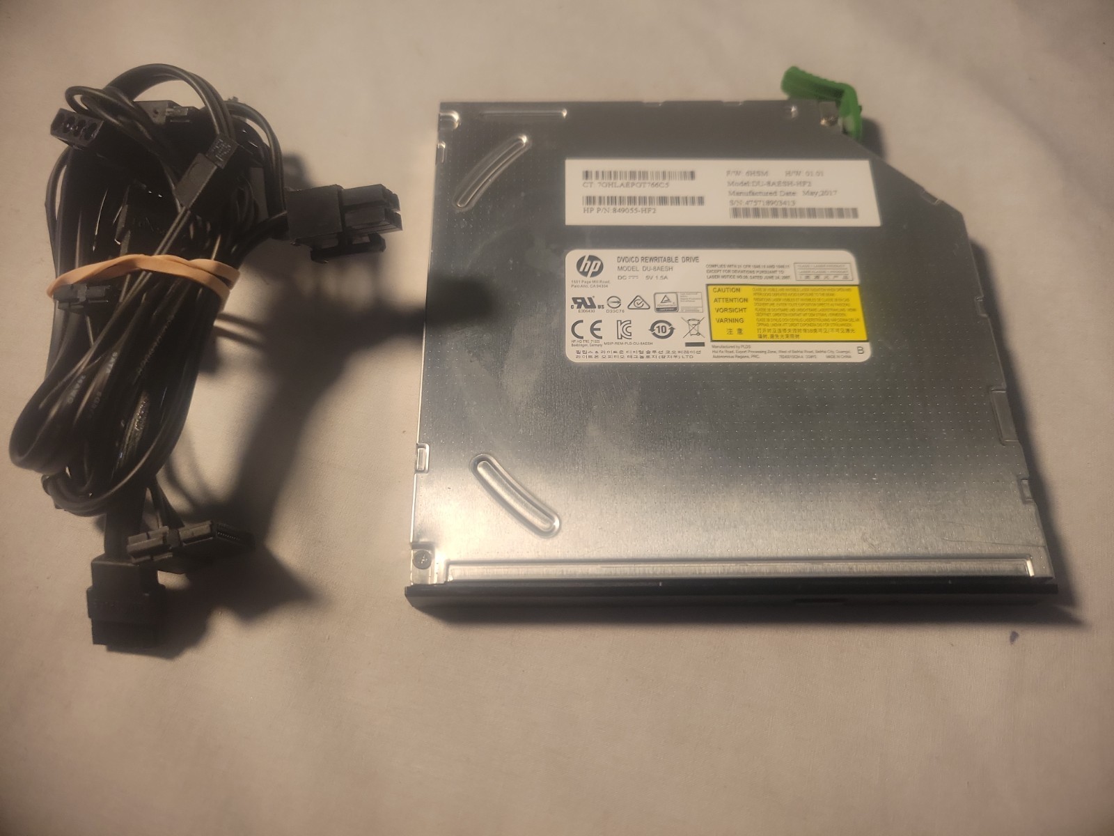 GENUINE HP DU-8AESH-HC3 DVD/CD Rewritable Drive 849055-HC3 SATA Optical Drive 1