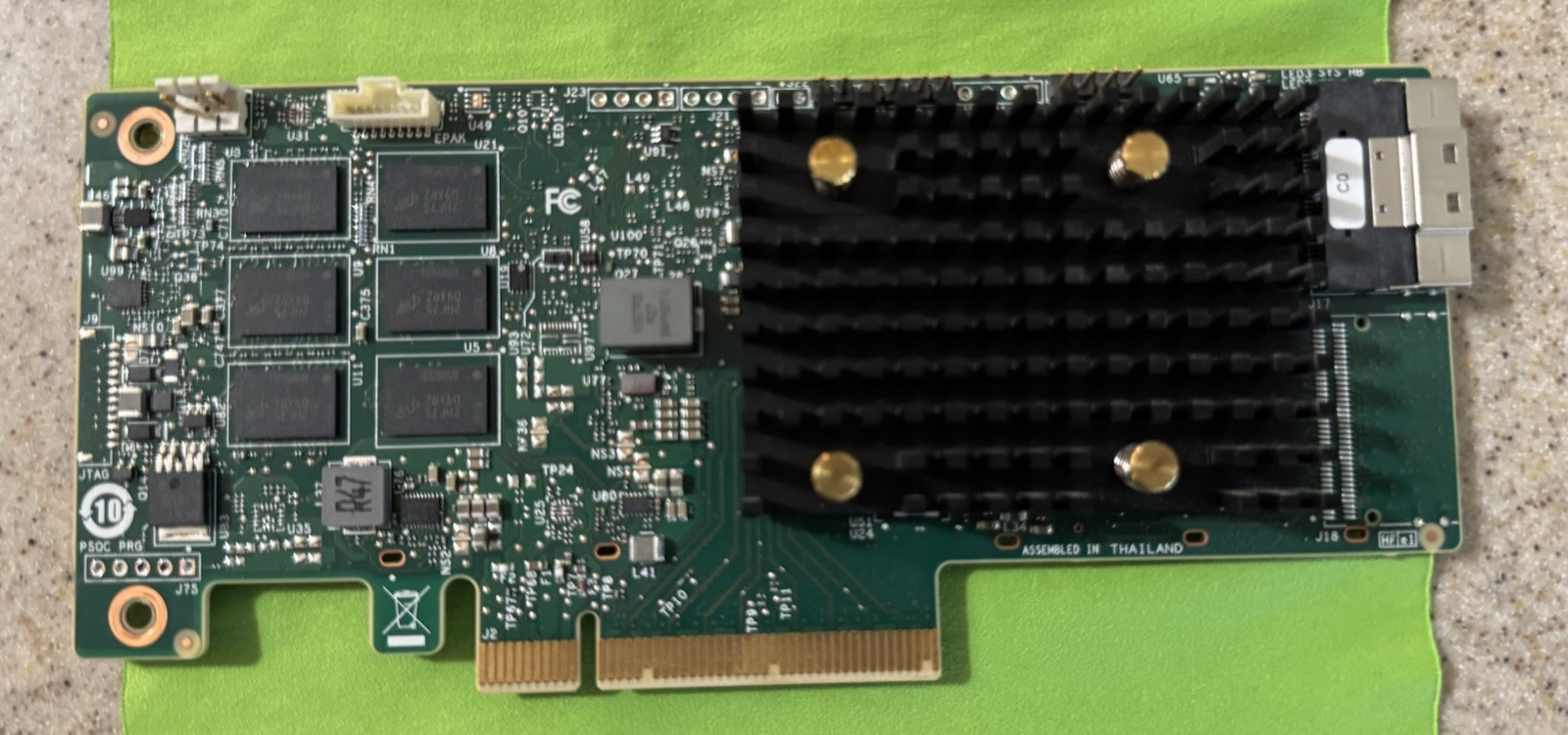 BROADCOM 05-50077-01 PCI-E 4.0 x8 PCI-Express MegaRAID 9560-8i RAID Controller