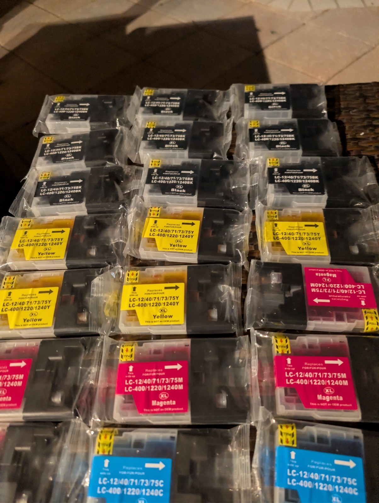 23 Pack XL Ink Cartridge fits Brother LC75 LC71 MFC-J430W MFC- Just $1.75 Each 