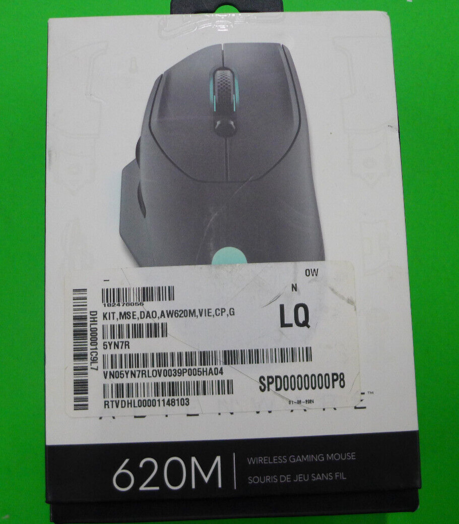 GENUINE Alienware Wireless Gaming Mouse 620M Dell 5YN7R