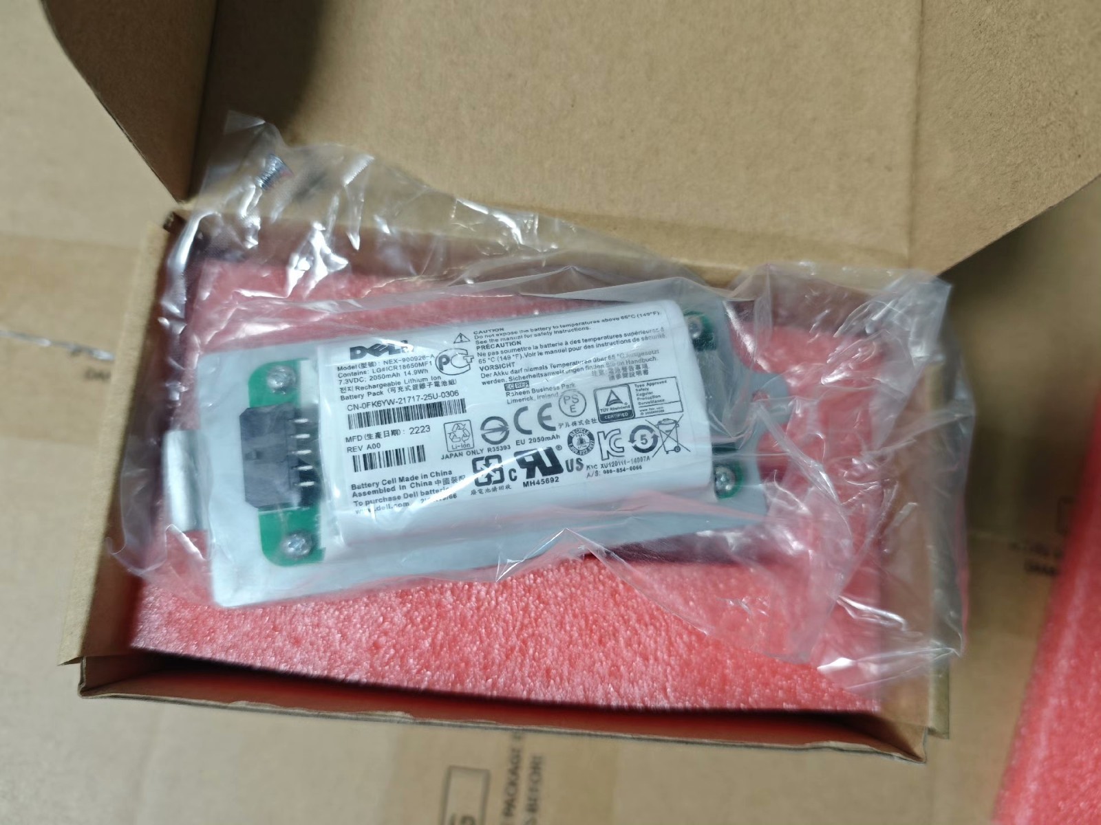 NEW Dell EqualLogic PS4210 PS6210 PS6610 Controller Battery K4PPV 10DXV FK6YW