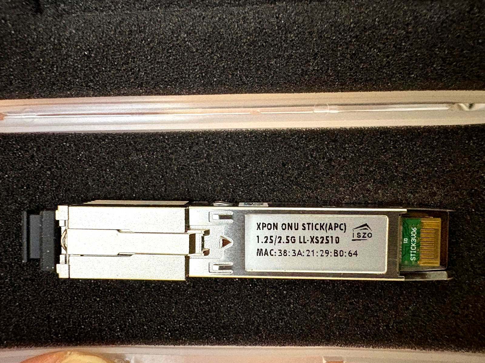XPON Stick LL-XS2510 2.5G GPON EPON ONU SFP Optical Fiber Modem APC New
