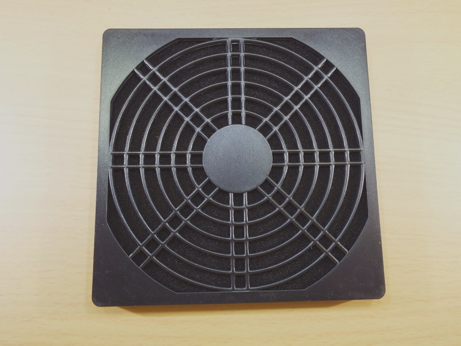 QTY4  120 x 120 x 38 mm GRILL PLASTIC DUST FILTER  BLACK BOX FAN SCREEN COVER