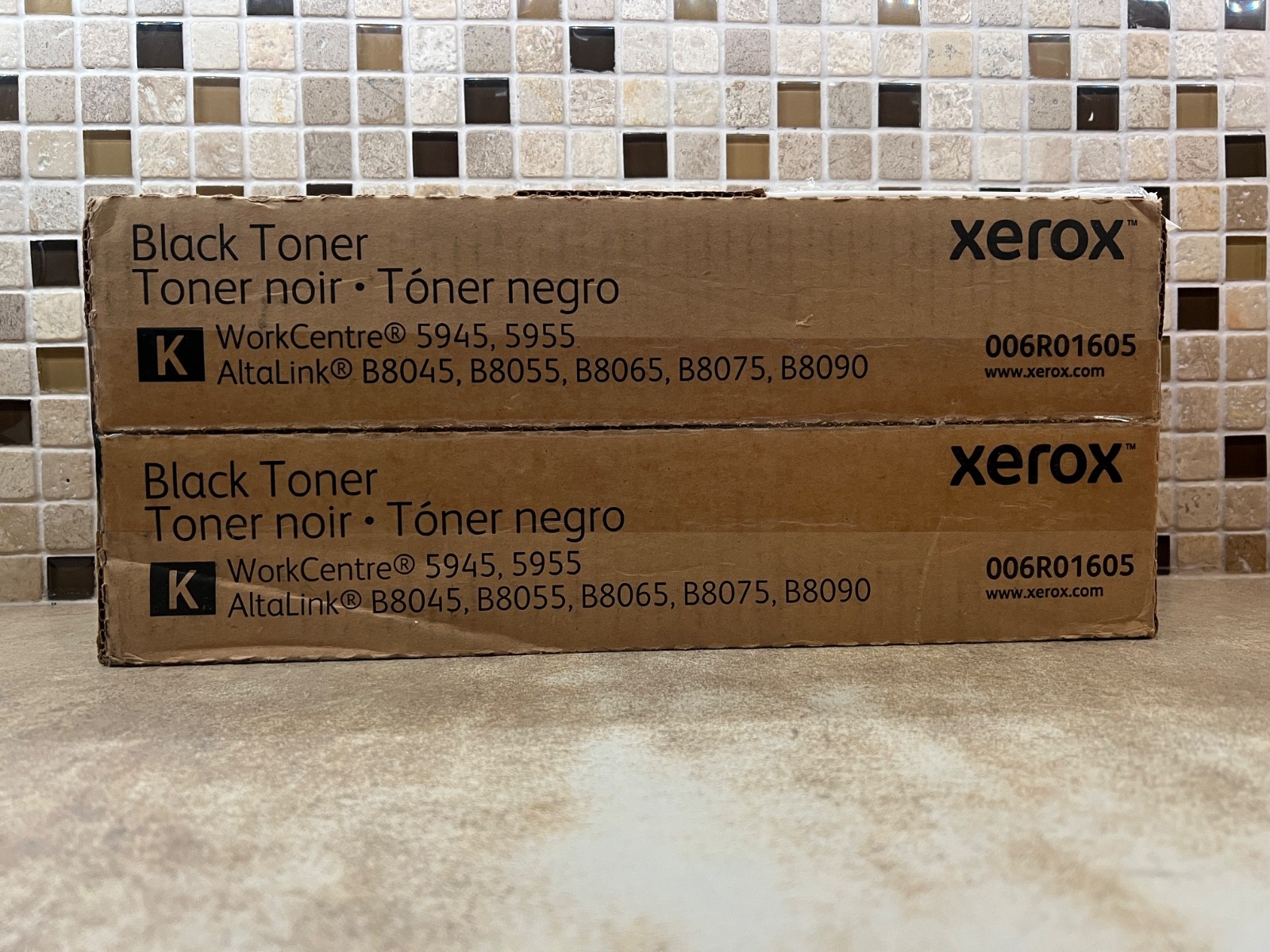Lot of 2 Genuine Xerox 006R01605 Black Toner ALTALINK B8045 B8055 B8065 B8075
