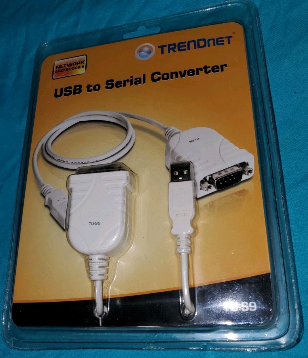 TRENDnet TU-S9 USB to Serial Converter USB 1.1 to RS-232 NEW SEALED PIN