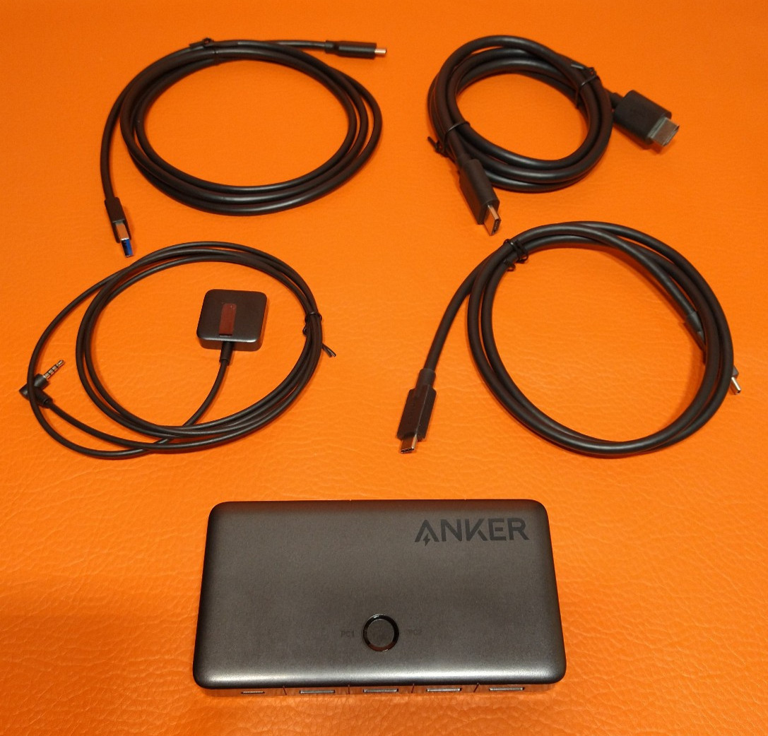 Anker A83K8 11 In 1 USB 3.1 HDMI KVM Switch 4K At 60Hz For Desktops And Laptops
