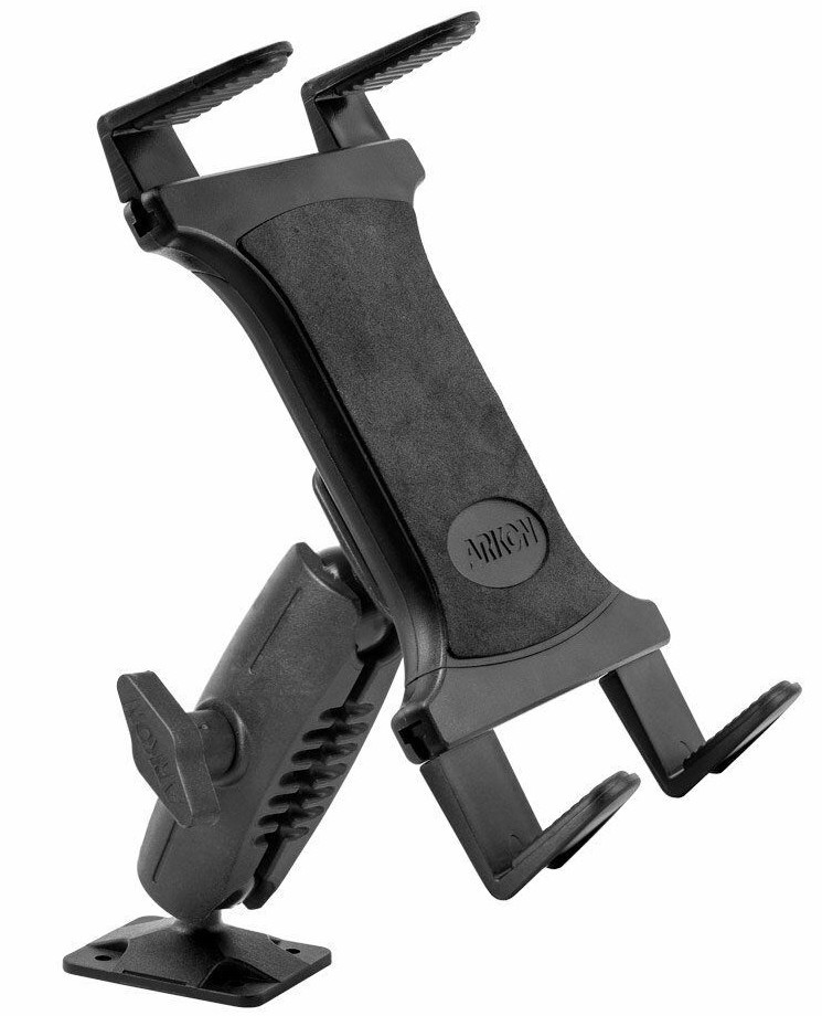 Arkon Heavy Duty Car Drill Base Flat Surface Mount For Apple iPad and iPad Air