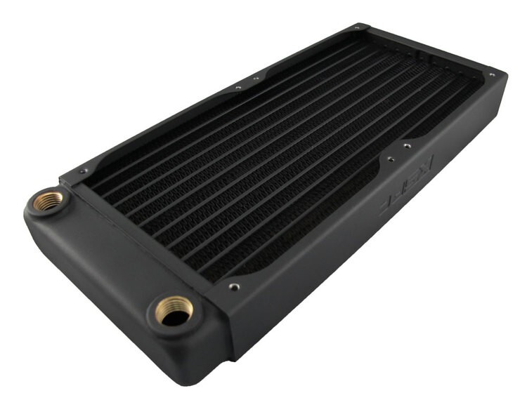 XSPC EX240 Two 120mm Fan Radiator black