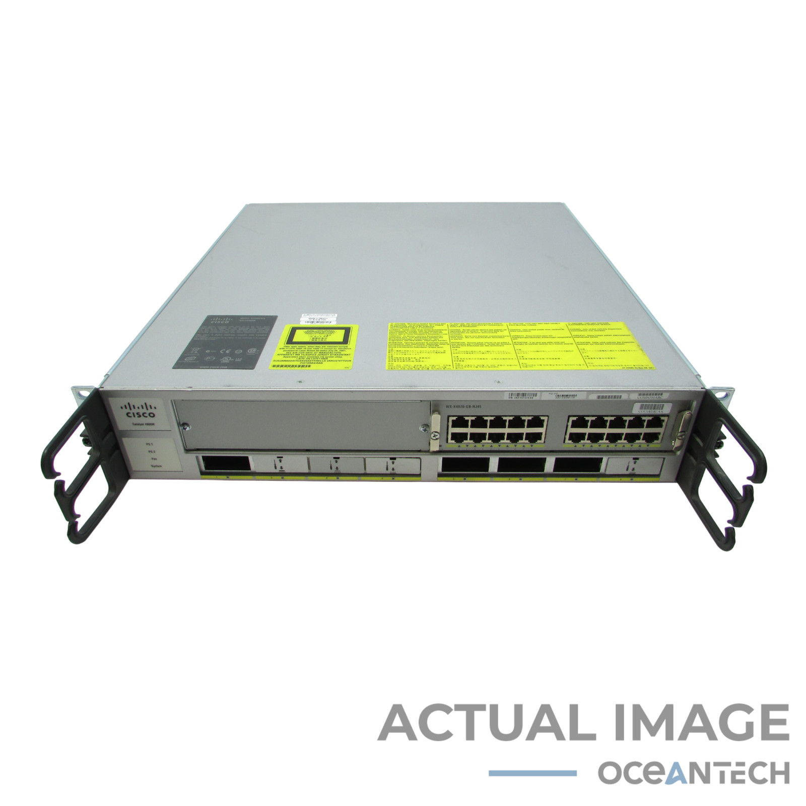 Cisco WS-C4900M V08 8-Port W/ WS-X4920-GB-RJ45 2x PWR-C49M-1000AC