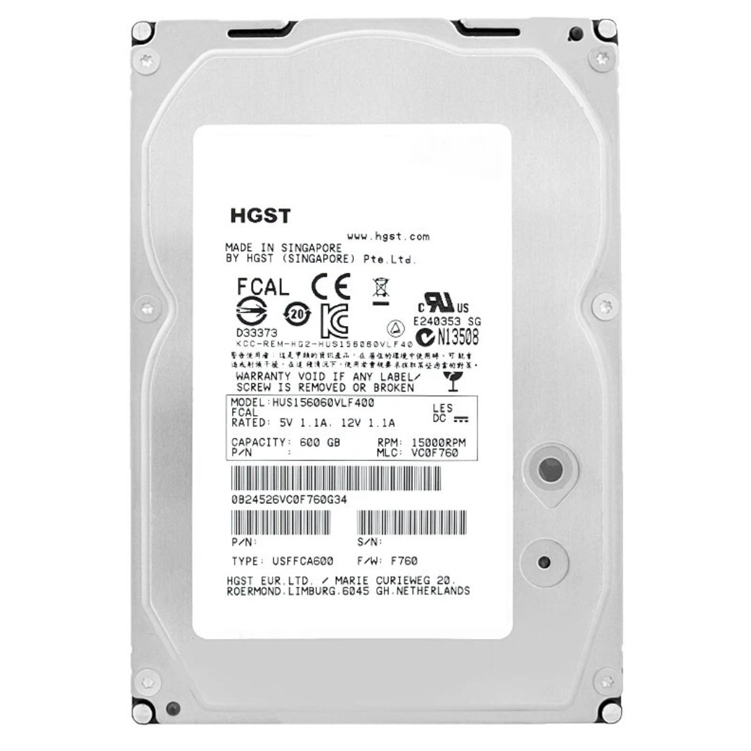 Hitachi Ultrastar 15K600 600GB 3.5" Enterprise HDD HUS156060VLF400 0B24526