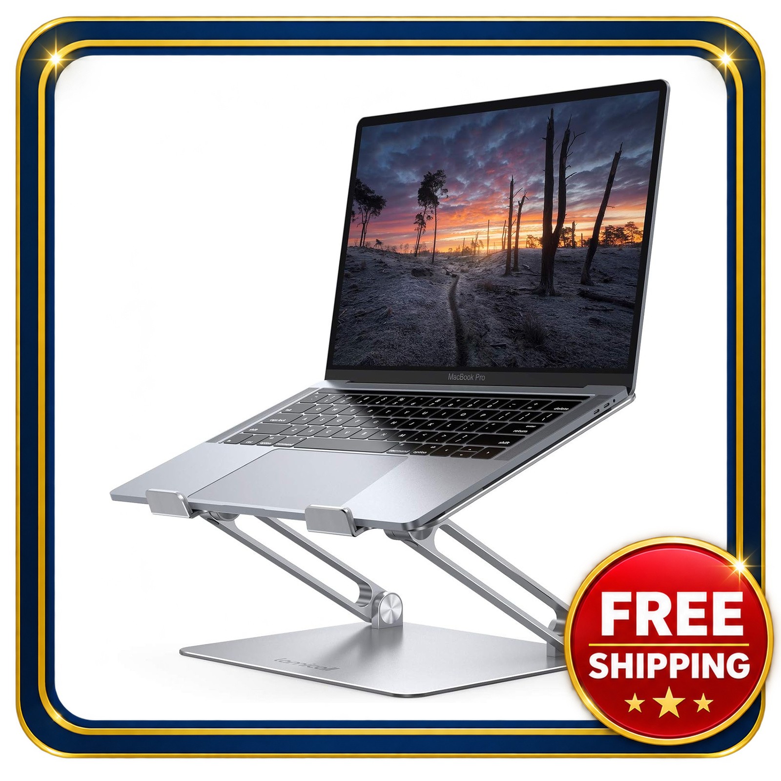 Laptop Stand Aluminum Adjustable for 10-17.3 inch Laptops