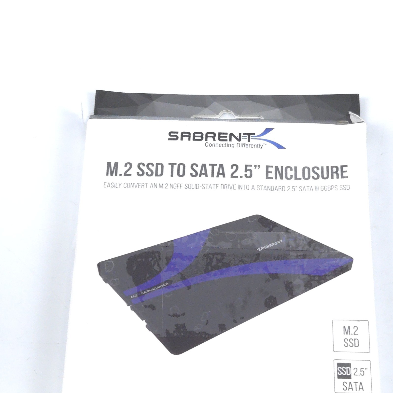 Sabrent M.2 Sata Ssd To 2.5 Inch Sata Iii Aluminum Enclosure Adapter 