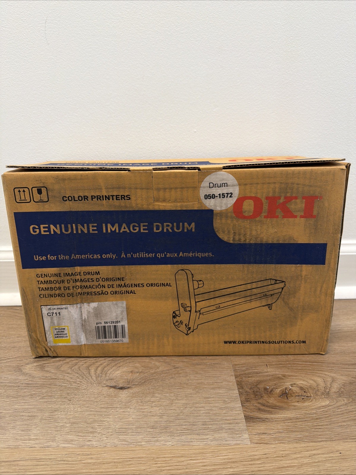 OKI Genuine Image Drum 56129201 050-1572 C711 Yellow - Sealed Package - OKIDATA