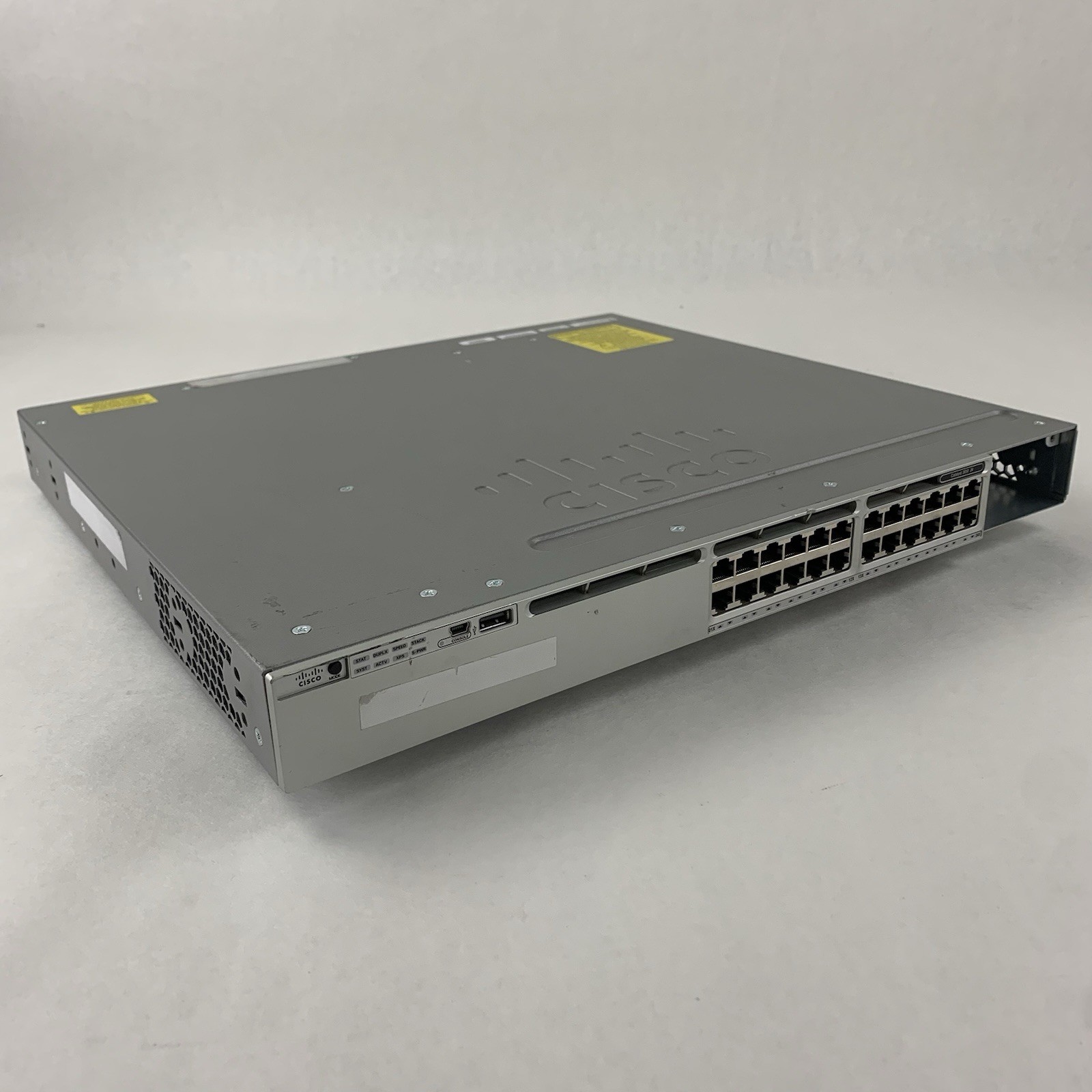 Cisco Catalyst 3850 WS-C3850-24T-E V07 24 Port Gigabit Switch Tested