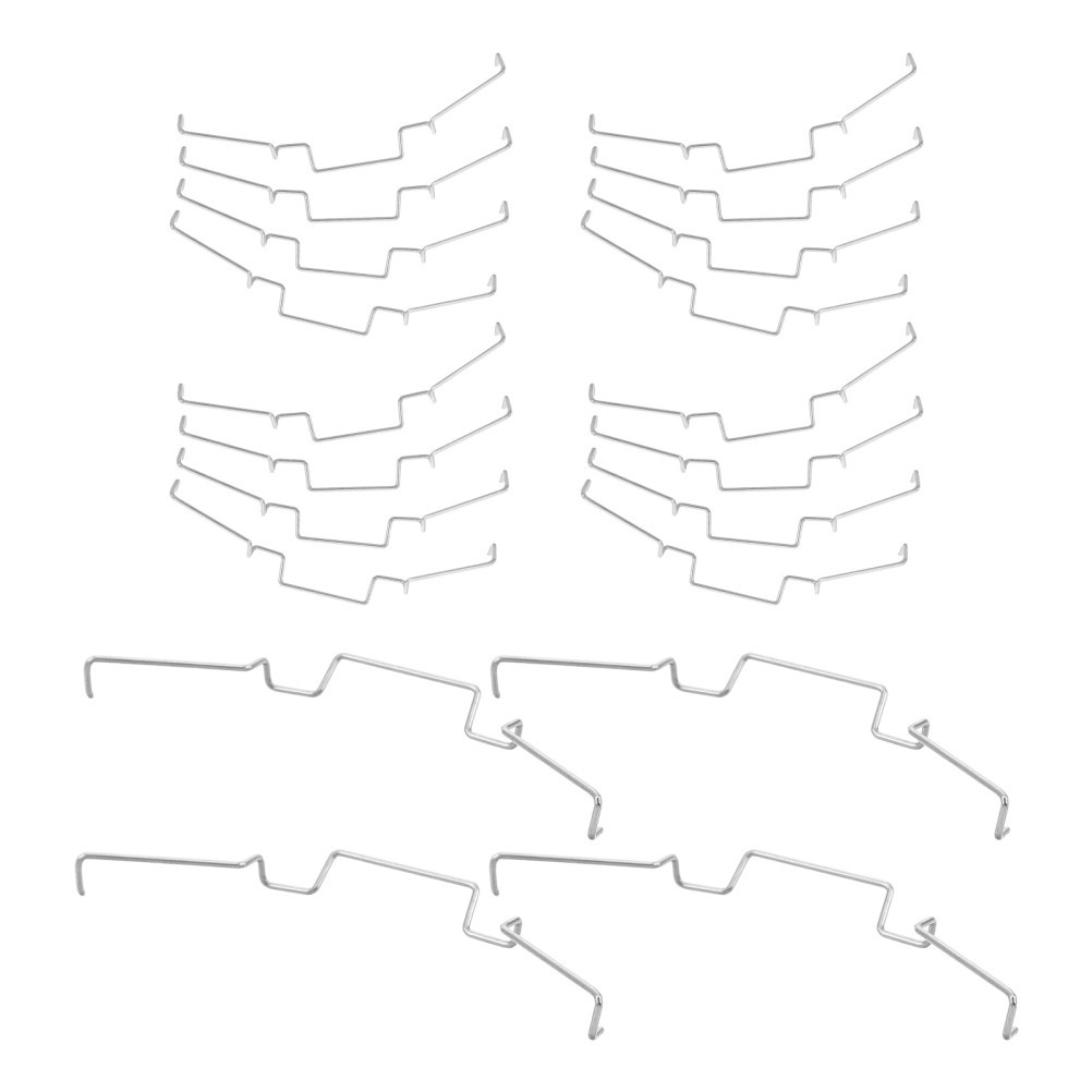 100Pcs Computer Radiator Fan Mount Clips Alloy Durable Fan Fixing Bracket