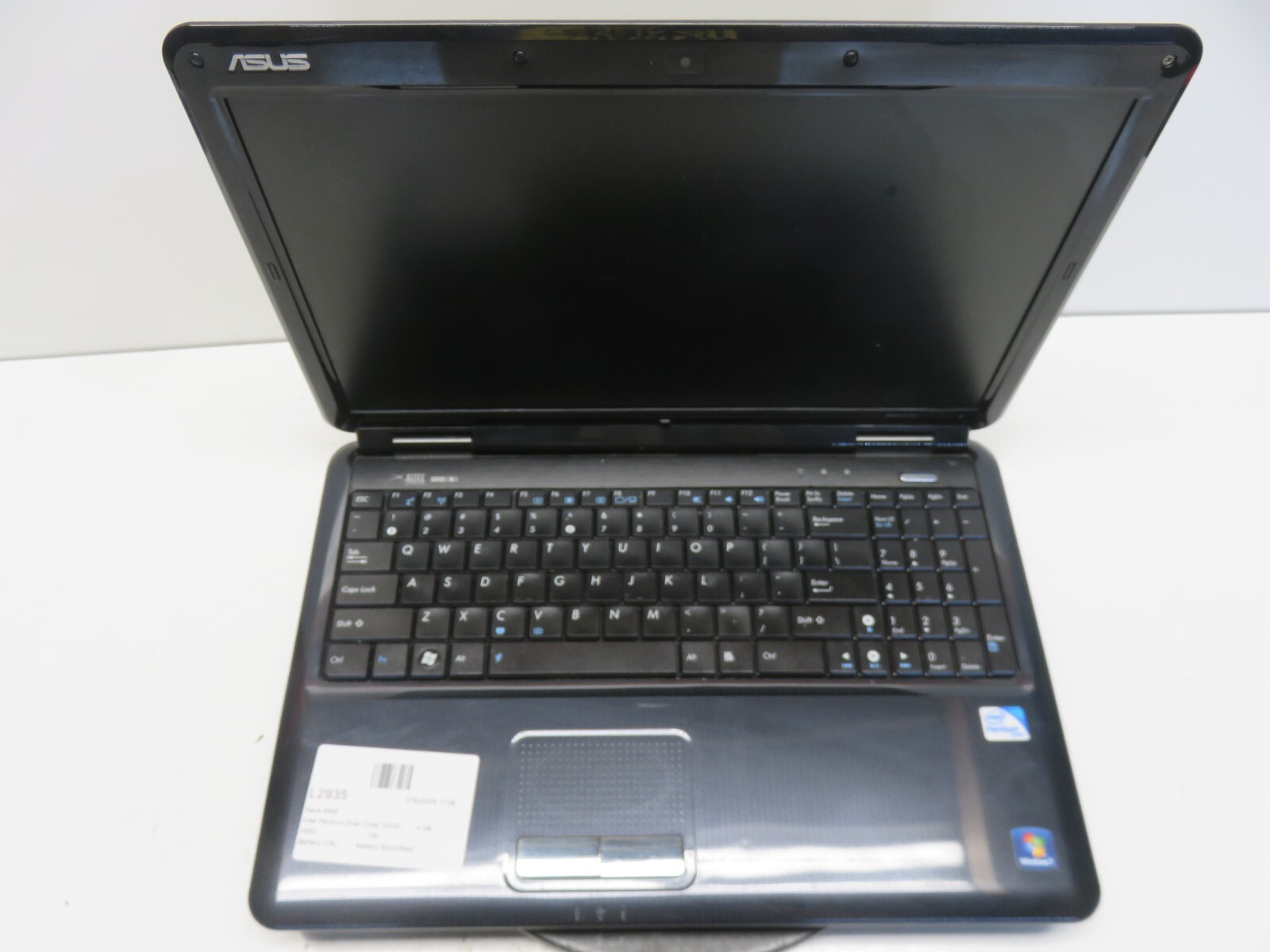 Asus K50I Intel Pentium Dual-Core T4200 2GHz 4 GB NO HDD No Batt