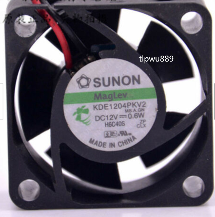 For SUNON KDE1204PKV2 4020 12V 0.6W 4CM silent cooling fan t1