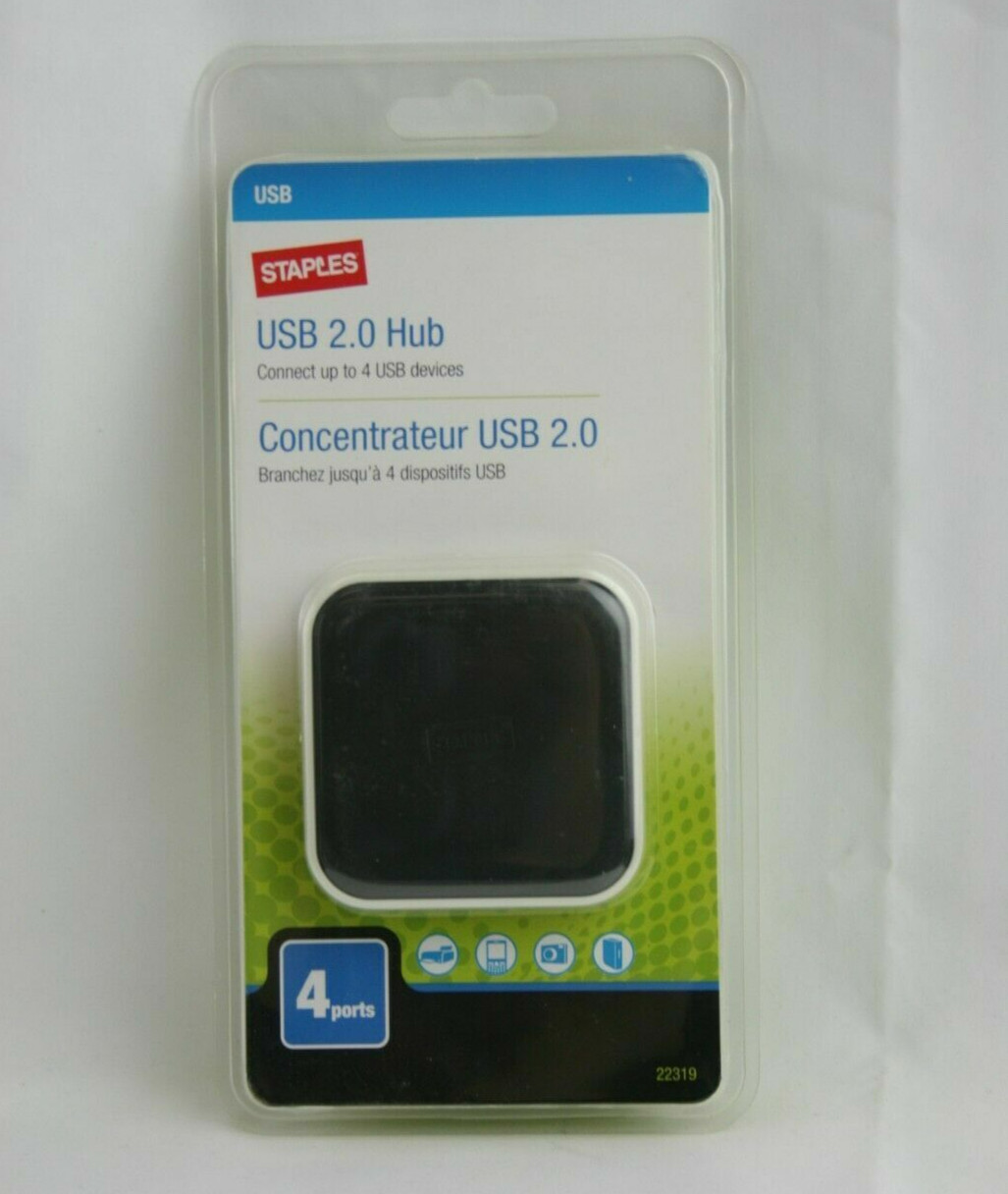 Staples USB 2.0 Hub Model 22319